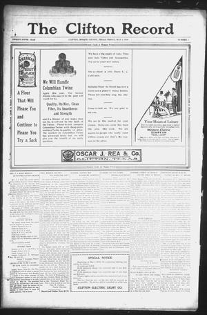 The Clifton Record (Clifton, Tex.), Vol. 25, No. 7, Ed. 1 Sunday, May 4, 1919