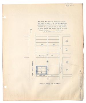 Map of the R. C. Winters Subdivision of the West Half of Block 8 of the Hattie M. Sayles Subdivision of Blocks 4 & 5 of Sayles Subdivision of 53 1/2 Acres off of the East End of the B. Austin Survey Number 92, Taylor County, Texas