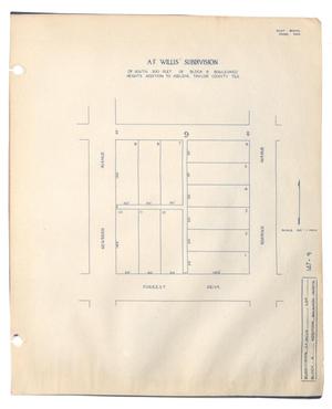 A. F. Willis' Subdivision of South 300 Feet of Block 9, Boulevard Heights Addition of Abilene, Taylor County, Texas