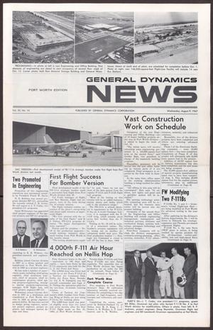 General Dynamics News, Volume 20, Number 16, August 9, 1967