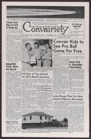 Convairiety, Volume 7, Number 11, Wednesday, June 2, 1954