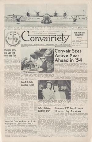 Convairiety, Volume 6, Number 26, Wednesday, December 30, 1953