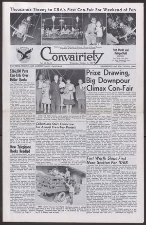 Convairiety, Volume 10, Number 21, Wednesday, October 16, 1957