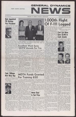 General Dynamics News, Volume 19, Number 21, October 19, 1966
