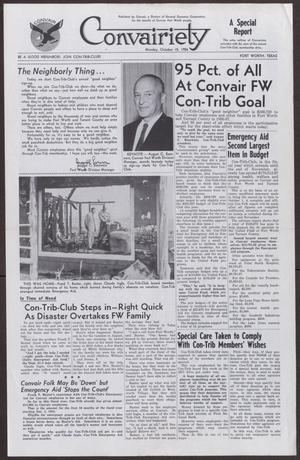 Primary view of object titled 'Convairiety, Special Report, Monday, October 15, 1956'.