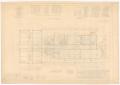 Thumbnail image of item number 2 in: 'High School Building Alterations, Munday, Texas: First Floor Plan'.