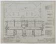 Technical Drawing: High School Building, McCamey, Texas: Floor Plan