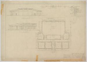 School Building, Nolan County, Texas: Floor Plan