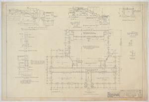 Primary view of object titled 'School Building, Nolan County, Texas: Foundation Plan'.
