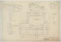 Thumbnail image of item number 1 in: 'School Building, Nolan County, Texas: Foundation Plan'.