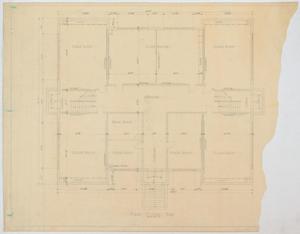 High School Building Addition, Merkel, Texas: First Floor Plan