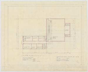 Proposed High School Building Novice, Texas: Floor Plan