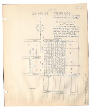 Map of Simmons Terrace