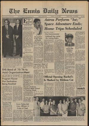 The Ennis Daily News (Ennis, Tex.), Vol. 83, No. 169, Ed. 1 Sunday, July 20, 1975