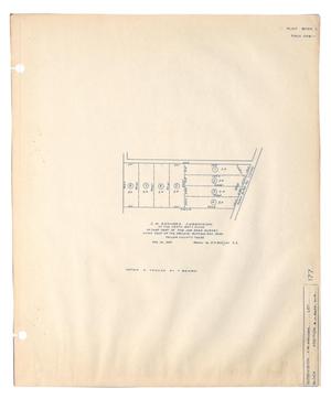 [Map of] C. W. Kenner's Subdivision of the North Forty Acres of the part of the John Doak Survey Lying West of the Abilene - Buffalo Gap Road, Taylor County, Texas