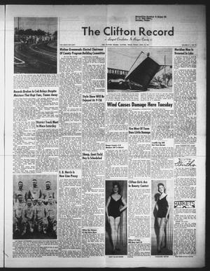 Primary view of object titled 'The Clifton Record (Clifton, Tex.), Vol. 67, No. 12, Ed. 1 Friday, April 14, 1961'.