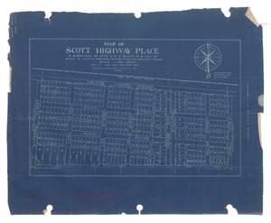 Map of Scott Highway Place.: A Subdivision of Lots 4 & 5, Block 17, & all of Block 18, Harris Addition to the Town of Abilene, Texas. [#5]