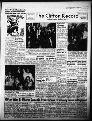 The Clifton Record (Clifton, Tex.), Vol. 70, No. 44, Ed. 1 Friday, November 27, 1964