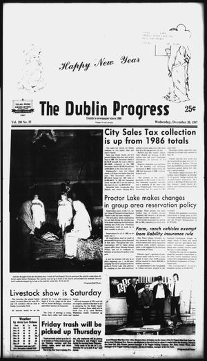 The Dublin Progress (Dublin, Tex.), Vol. 100, No. 32, Ed. 1 Wednesday, December 30, 1987