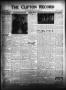 Newspaper: The Clifton Record (Clifton, Tex.), Vol. 53, No. 37, Ed. 1 Friday, Oc…