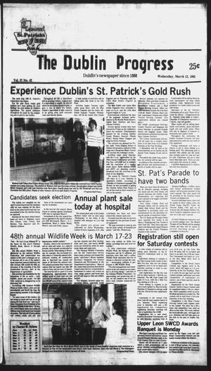 The Dublin Progress (Dublin, Tex.), Vol. 97, No. 42, Ed. 1 Wednesday, March 13, 1985