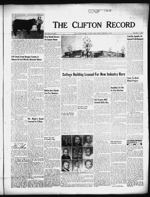 The Clifton Record (Clifton, Tex.), Vol. 61, No. 2, Ed. 1 Friday, February 11, 1955