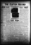 Newspaper: The Clifton Record (Clifton, Tex.), Vol. 45, No. 27, Ed. 1 Friday, Au…