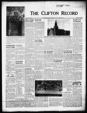 Primary view of object titled 'The Clifton Record (Clifton, Tex.), Vol. 61, No. 44, Ed. 1 Friday, December 2, 1955'.