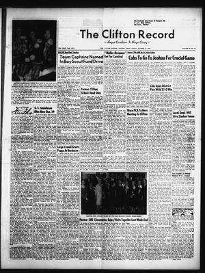 The Clifton Record (Clifton, Tex.), Vol. 69, No. 40, Ed. 1 Friday, October 25, 1963