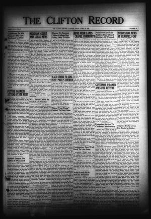 The Clifton Record (Clifton, Tex.), Vol. 45, No. 10, Ed. 1 Friday, April 28, 1939