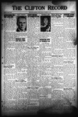 The Clifton Record (Clifton, Tex.), Vol. 44, No. 38, Ed. 1 Friday, November 11, 1938
