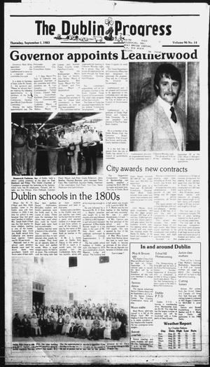 The Dublin Progress (Dublin, Tex.), Vol. 96, No. 14, Ed. 1 Thursday, September 1, 1983