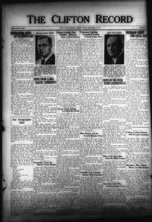 The Clifton Record (Clifton, Tex.), Vol. 43, No. 42, Ed. 1 Friday, December 10, 1937