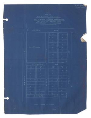 Map of T.R. Rhodes Sub-division of Lot 1, Block 15, North Park Addition to The City of Abilene, Texas [#2]
