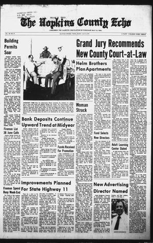 The Hopkins County Echo (Sulphur Springs, Tex.), Vol. 102, No. 27, Ed. 1 Friday, July 8, 1977