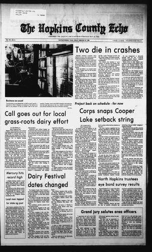 The Hopkins County Echo (Sulphur Springs, Tex.), Vol. 105, No. 8, Ed. 1 Friday, February 22, 1980