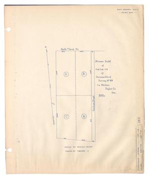 Misner Subdivision of Out Lot 179 of Herman Ward, Survey Number 89 In Abilene, Taylor County, Texas