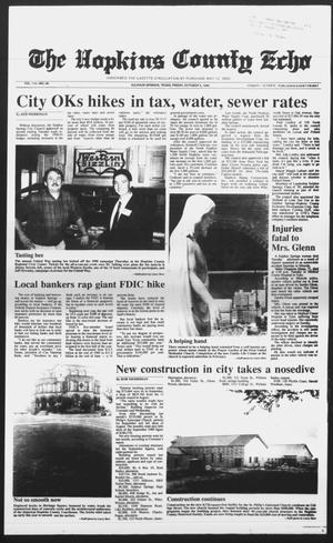 The Hopkins County Echo (Sulphur Springs, Tex.), Vol. 115, No. 40, Ed. 1 Friday, October 5, 1990