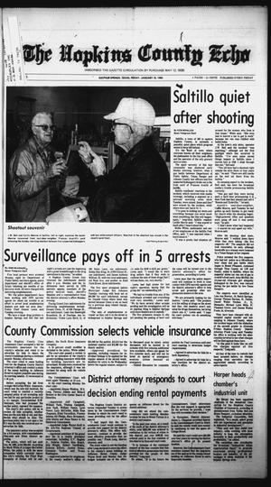 The Hopkins County Echo (Sulphur Springs, Tex.), Vol. 110, No. 3, Ed. 1 Friday, January 18, 1985