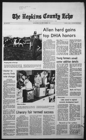 The Hopkins County Echo (Sulphur Springs, Tex.), Vol. 104, No. 49, Ed. 1 Friday, December 7, 1979