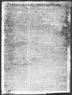 Primary view of object titled 'Telegraph and Texas Register (Houston, Tex.), Vol. 9, No. 5, Ed. 1, Wednesday, January 17, 1844'.