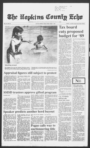The Hopkins County Echo (Sulphur Springs, Tex.), Vol. 113, No. 25, Ed. 1 Friday, June 17, 1988