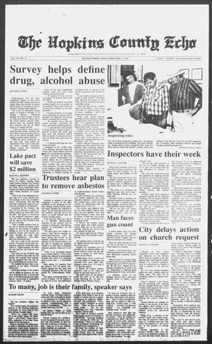 The Hopkins County Echo (Sulphur Springs, Tex.), Vol. 114, No. 15, Ed. 1 Friday, April 14, 1989