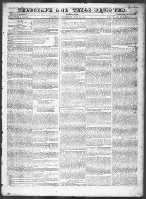 Primary view of object titled 'Telegraph and Texas Register (Houston, Tex.), Vol. 9, No. 33, Ed. 1, Wednesday, July 31, 1844'.