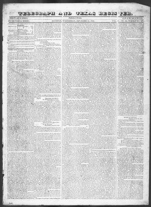 Telegraph and Texas Register (Houston, Tex.), Vol. 9, No. 38, Ed. 1, Wednesday, September 11, 1844