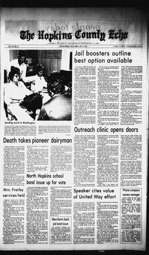 The Hopkins County Echo (Sulphur Springs, Tex.), Vol. 106, No. 42, Ed. 1 Friday, October 16, 1981