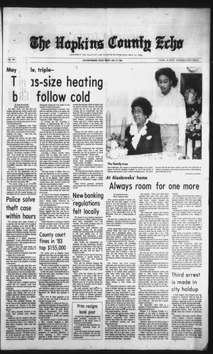 The Hopkins County Echo (Sulphur Springs, Tex.), Vol. 109, No. 2, Ed. 1 Friday, January 13, 1984