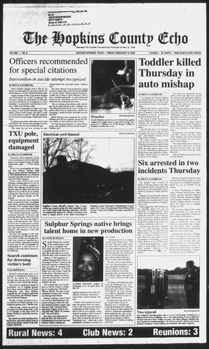 The Hopkins County Echo (Sulphur Springs, Tex.), Vol. 205, No. 6, Ed. 1 Friday, February 18, 2000