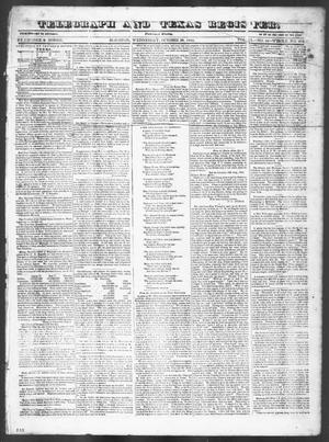 Telegraph and Texas Register (Houston, Tex.), Vol. 9, No. 44, Ed. 1, Wednesday, October 30, 1844