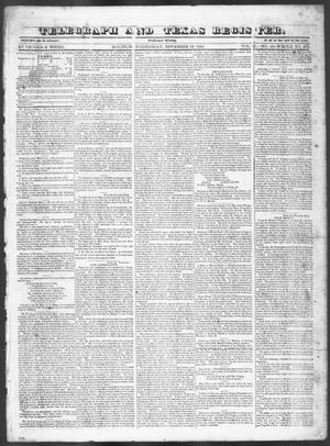 Primary view of object titled 'Telegraph and Texas Register (Houston, Tex.), Vol. 9, No. 46, Ed. 1, Wednesday, November 13, 1844'.
